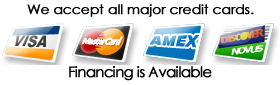 all major credit cards accepted